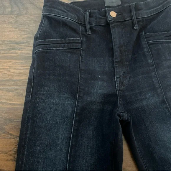 MOTHER Dark Blue Flare Jeans The Slant Drama 29 - Picture 5 of 11